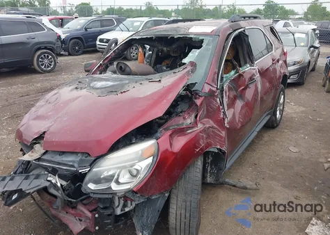 2016 Chevrolet Equinox Lt из США, поврежденный, VIN 2GNALCEK6G1149932